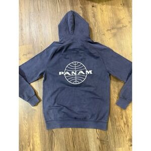 Pan American Airlines Retro Logo Unisex Hoodie, Size Medium